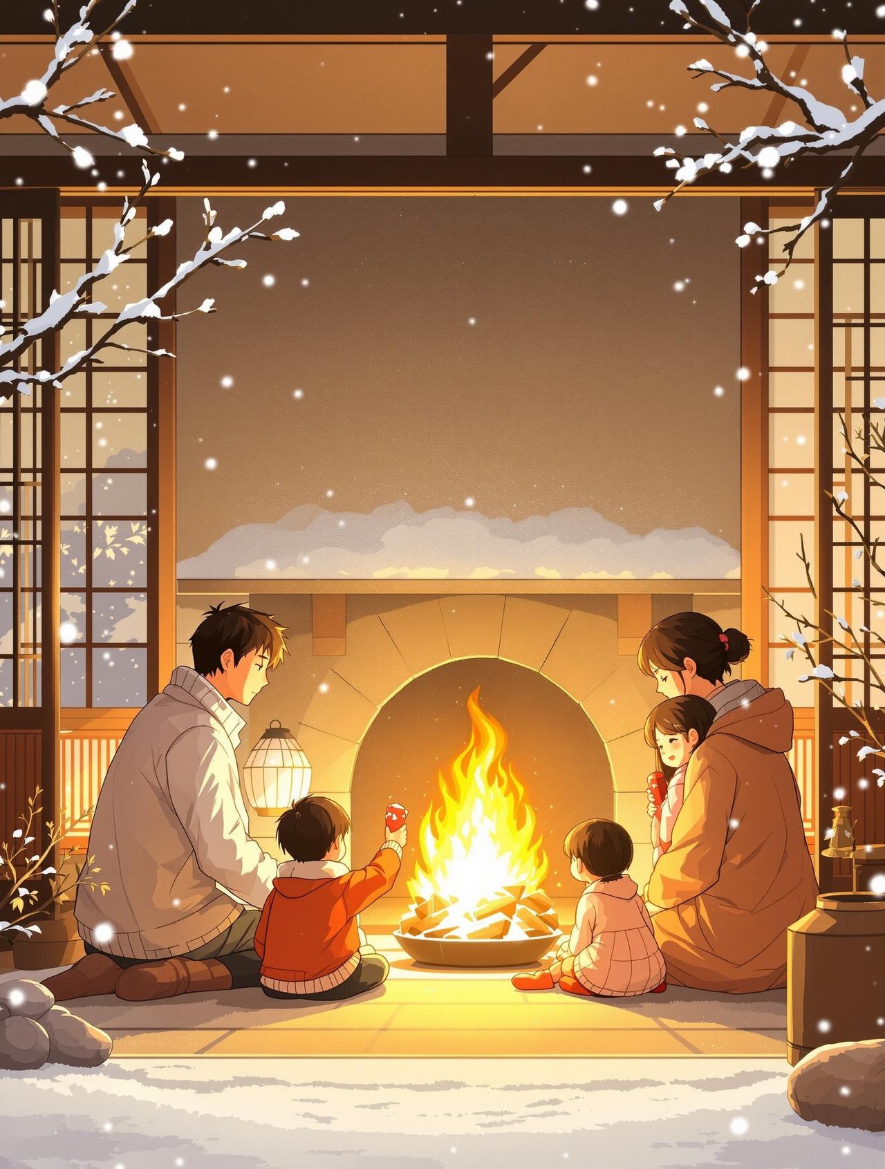 黄果魔改 - 雪夜物语 - 暖心家庭治愈动漫短剧